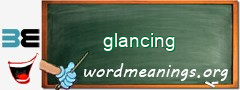 WordMeaning blackboard for glancing